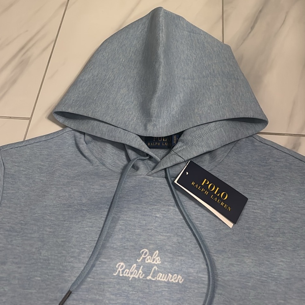 Men’s Polo Ralph Lauren Double Knit Pullover Hoodie - Picture 2 of 3